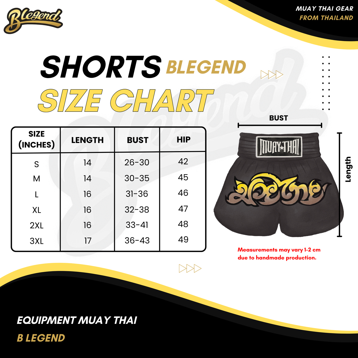 Blegend Muay Thai Short Nur