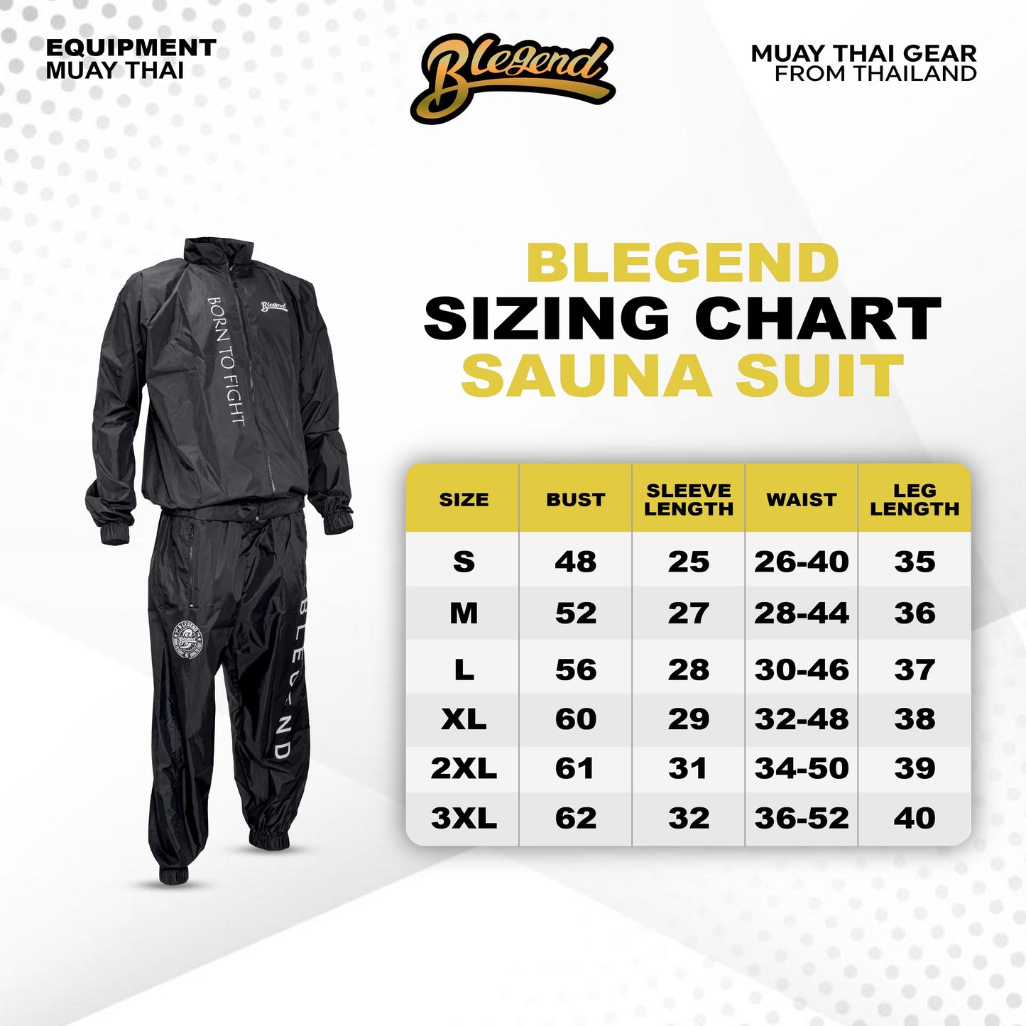 Blegend Sauna Suit PRO Black