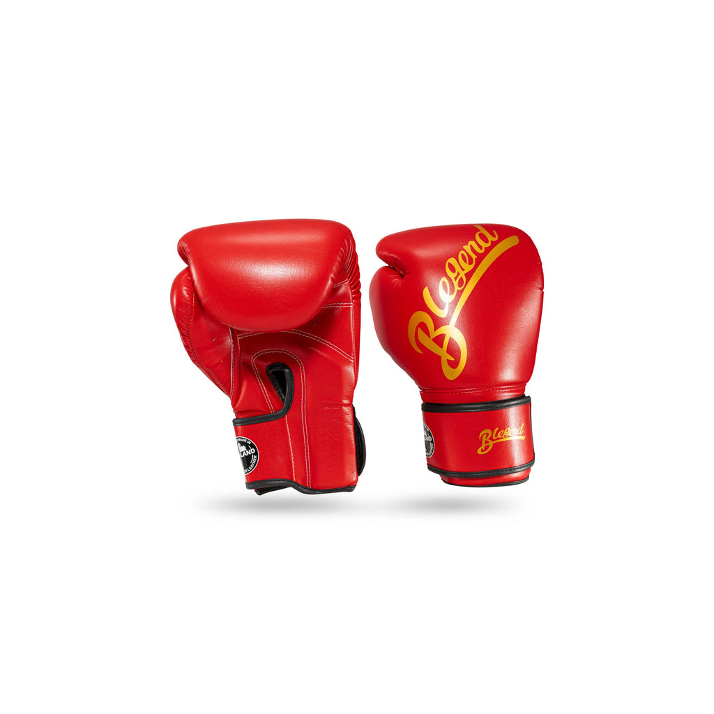 Blegend Boxing Gloves BGL32 Ultimate Velcro Red Gold