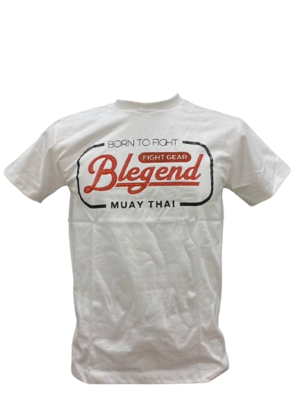 Blegend Muay Thai, Boxing T-shirt  Rebin Black White