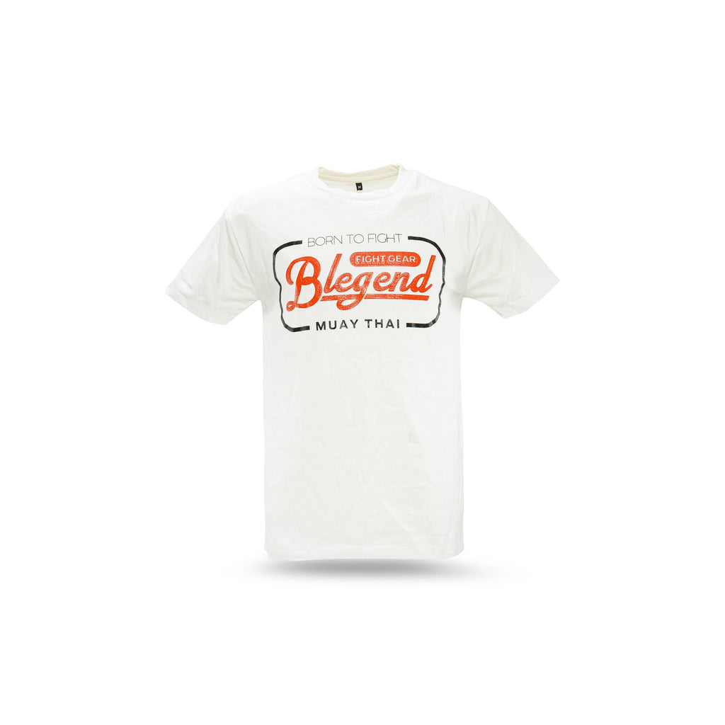 Blegend Muay Thai T-Shirt Rebin White