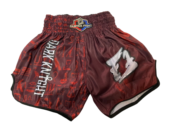 Fairtex Fight Shorts Dark Knight Red