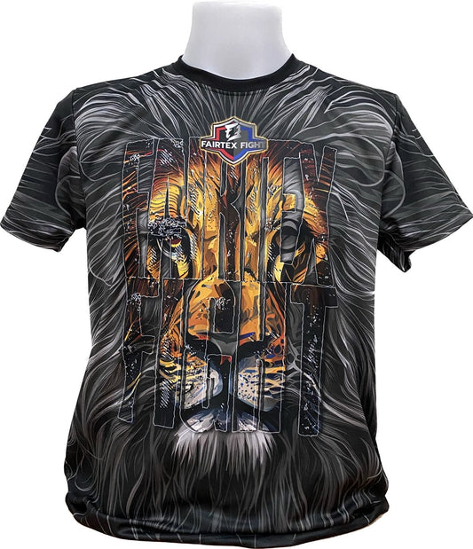 Fairtex Fight T-Shirt Lion Black