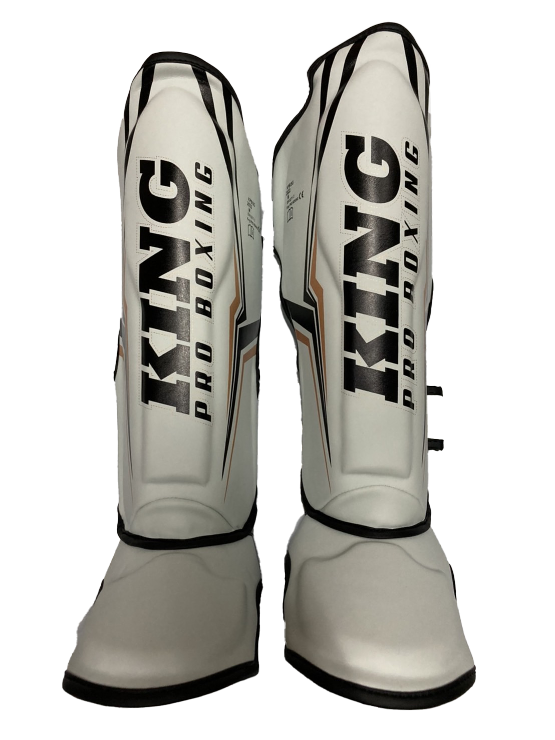 King Pro Boxing Shinguards Thor White