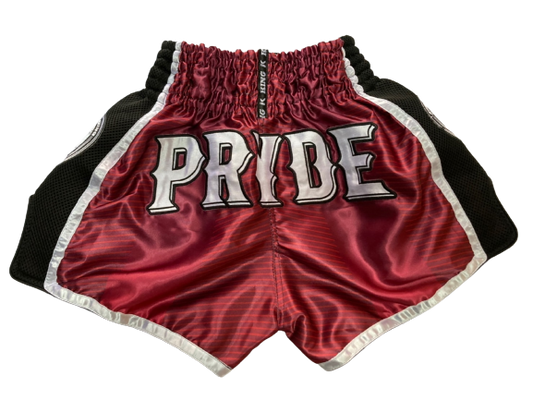 King Pro Boxing Shorts KPB Pryde1 Maroon