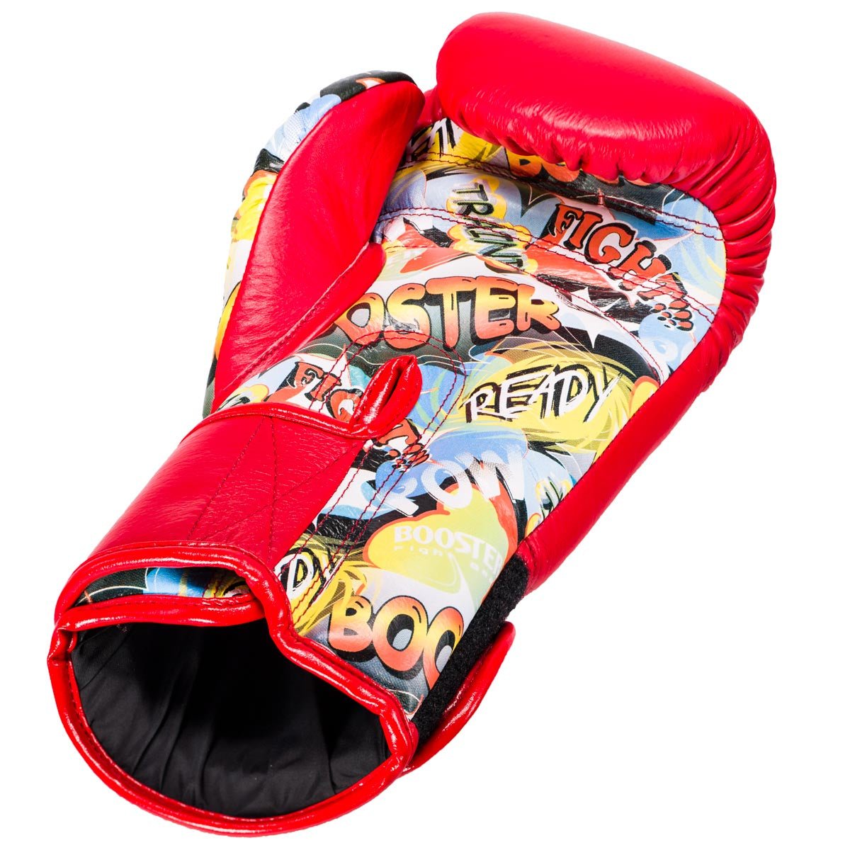 Booster Boxing Gloves COMIC RED - SUPER EXPORT SHOP