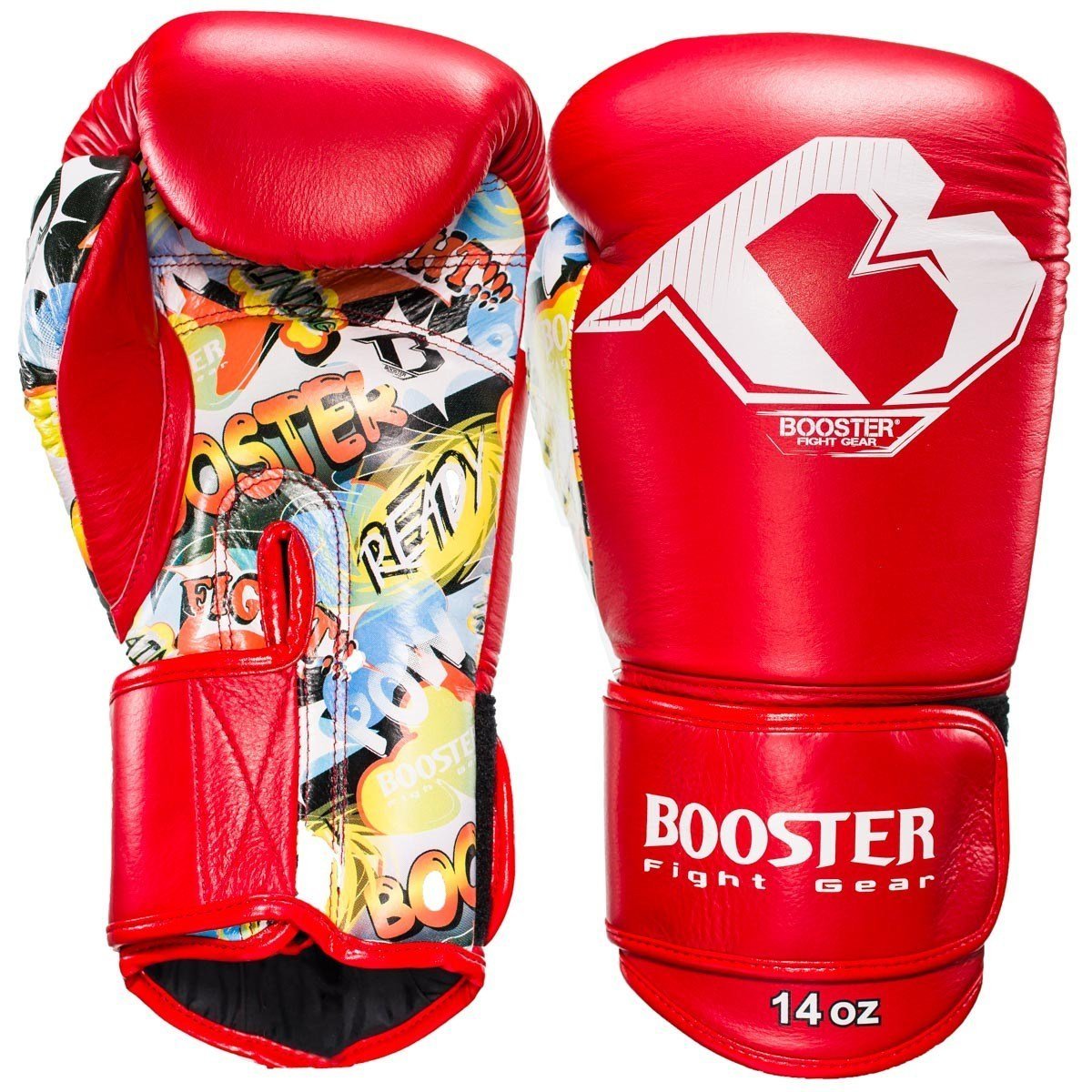 Booster Boxing Gloves COMIC RED