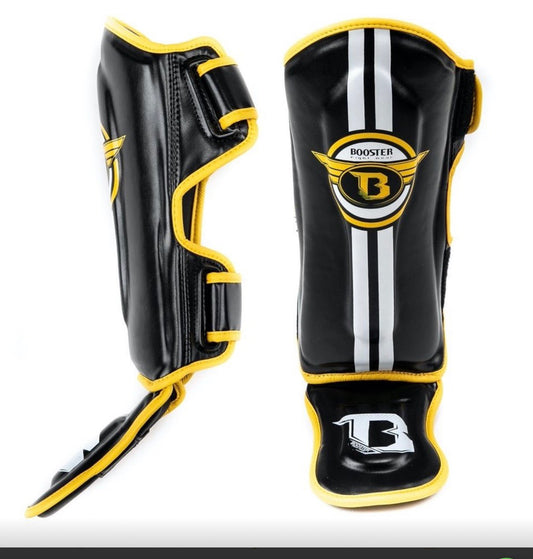 Booster Shinguards Elite Black KIDS