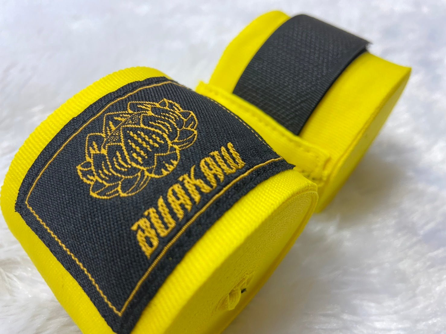 Buakaw Handwraps Yellow Buakaw