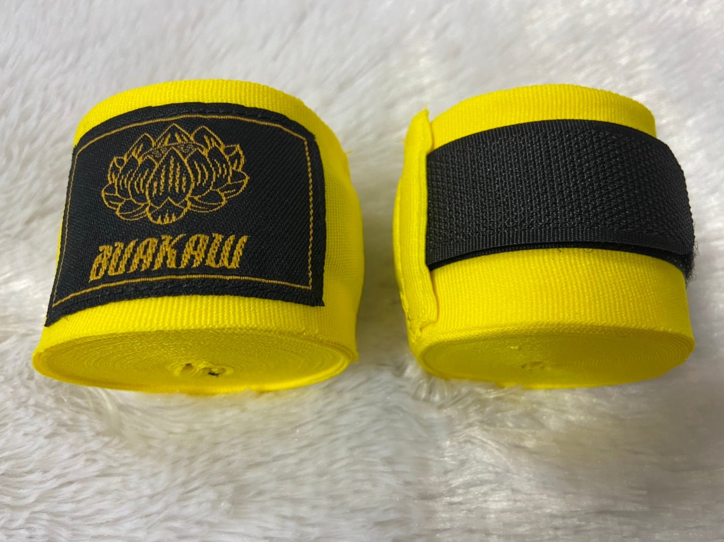 Buakaw Handwraps Yellow Buakaw