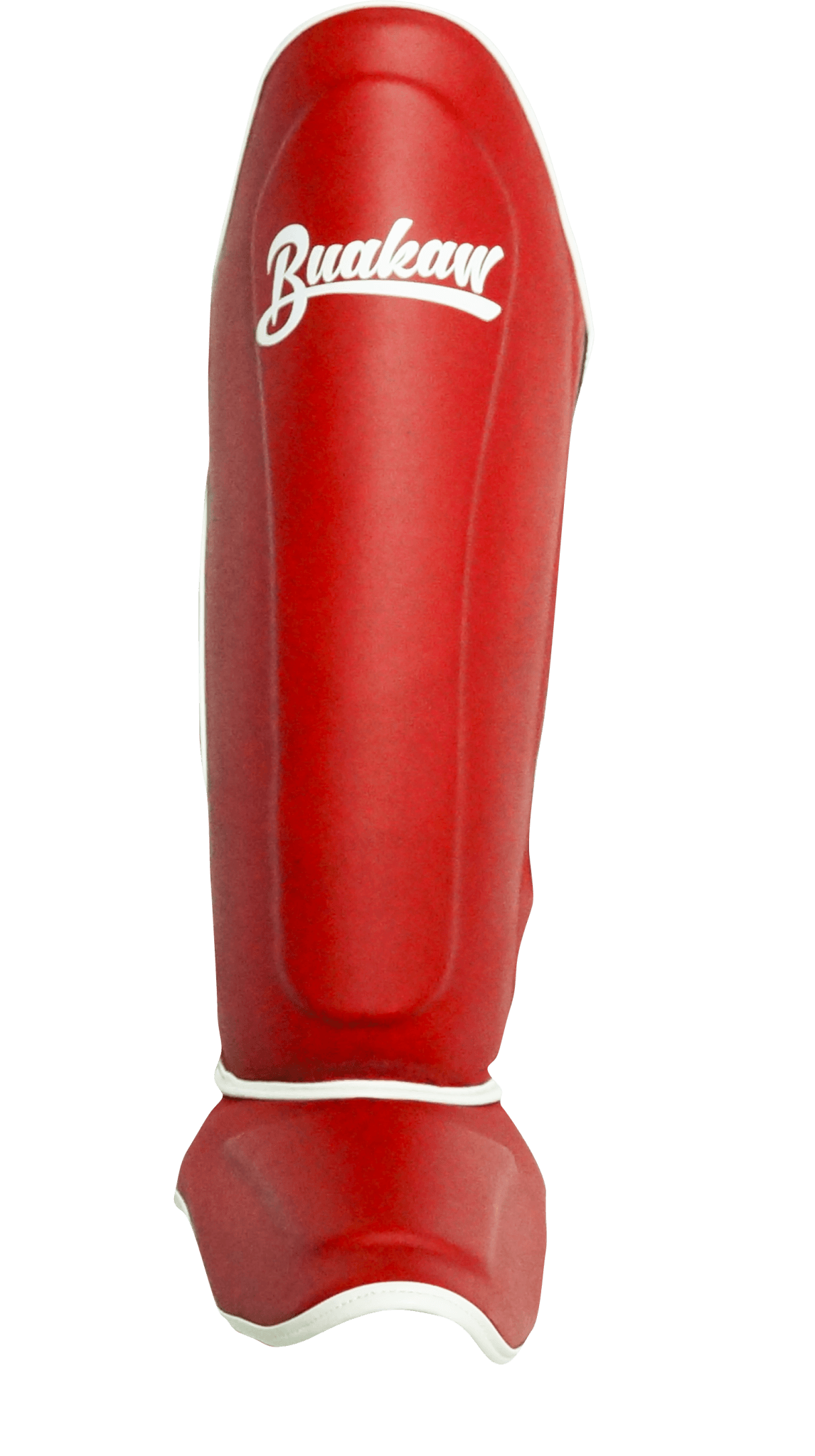 Buakaw Shinguards Red (Semi PU)