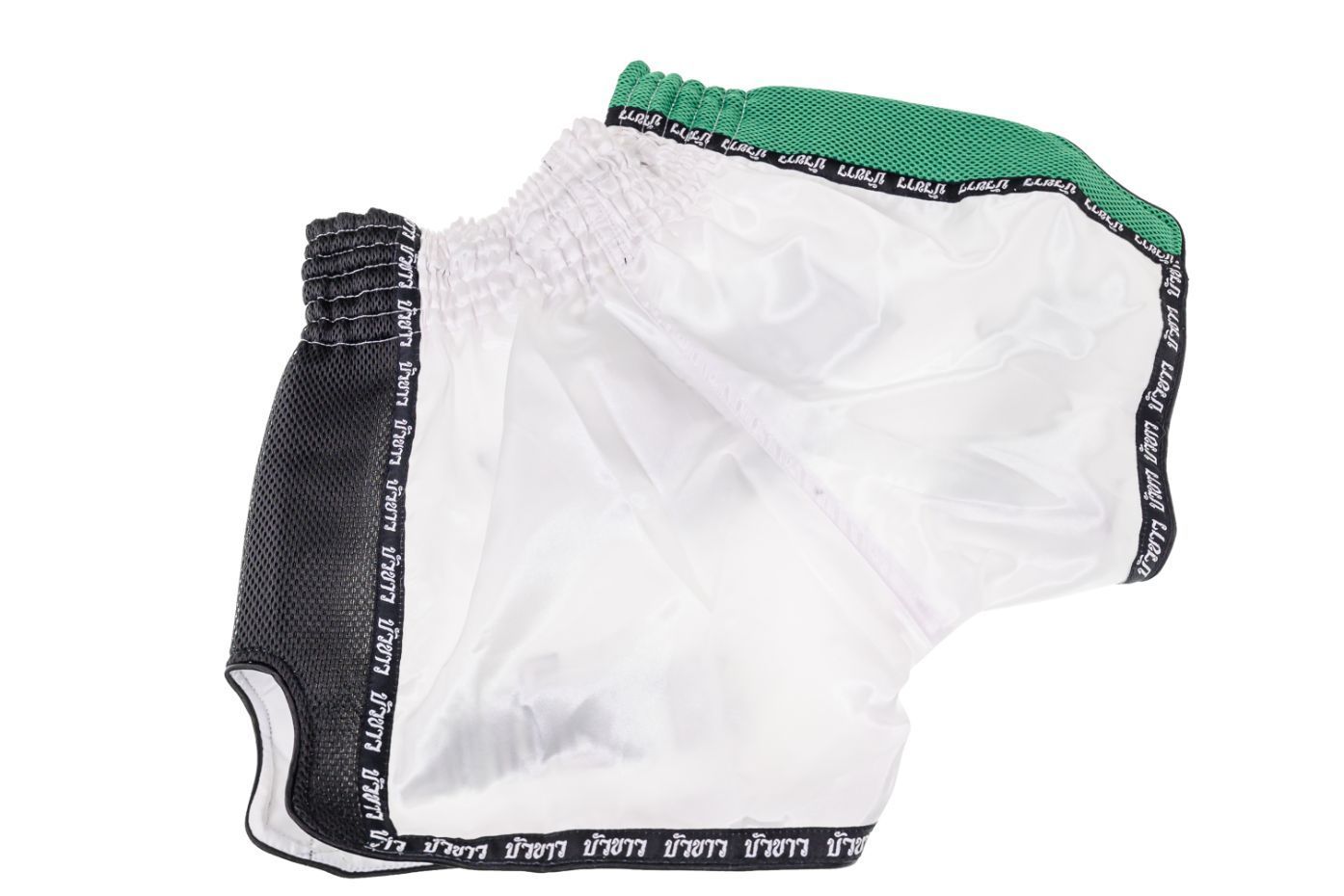 Buakaw Shorts BFG6-1 WHITE GREEN BLACK Buakaw