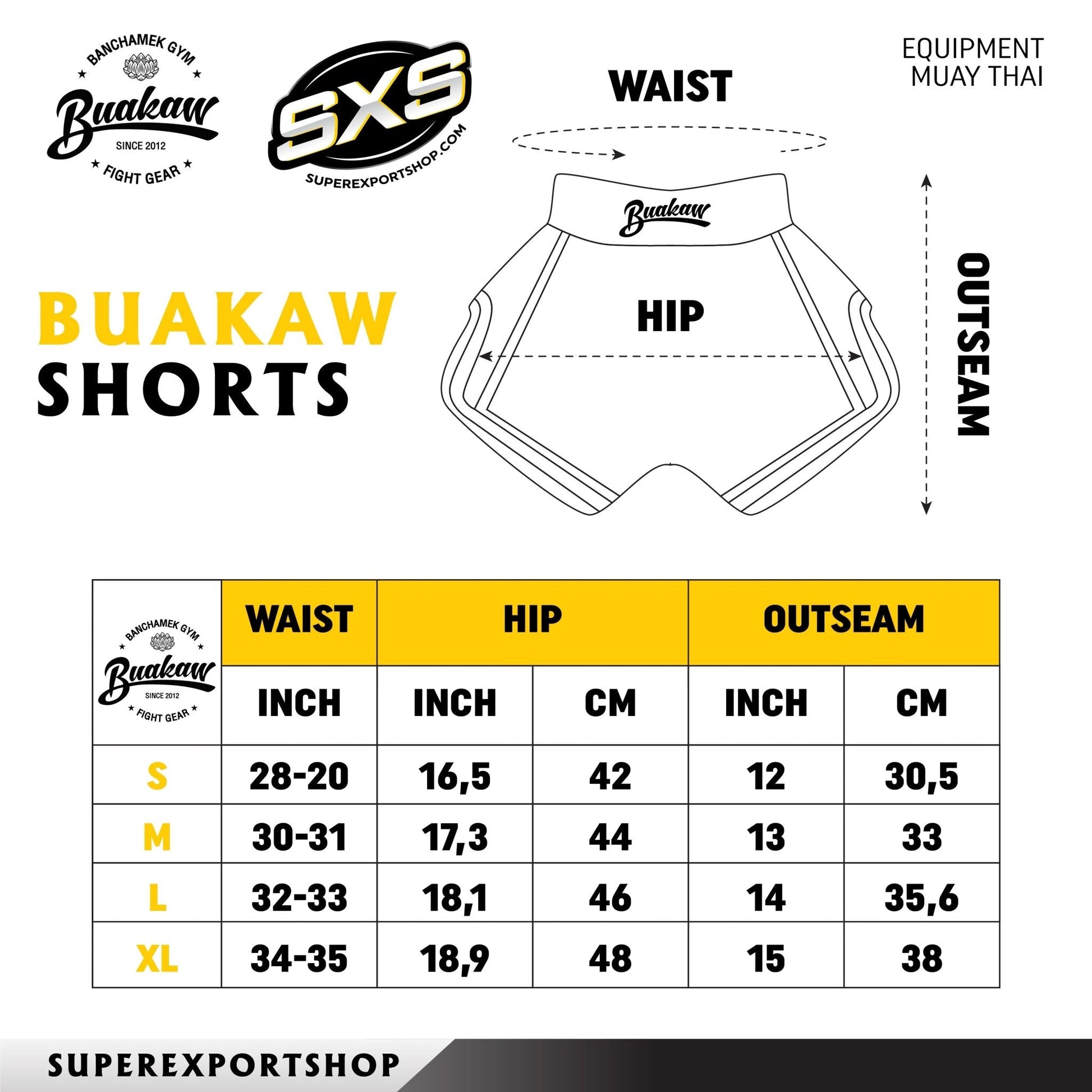 Buakaw Shorts BSH2 BLACK SILVER Buakaw