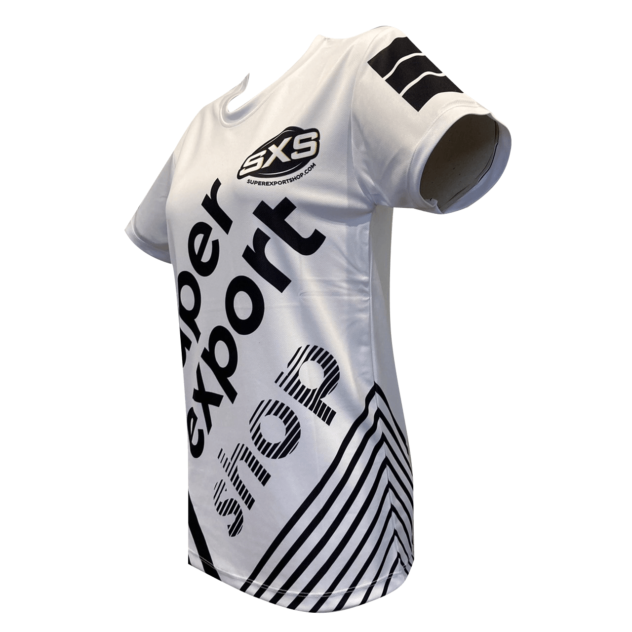 SXS T-shirt Maha White - SUPER EXPORT SHOP