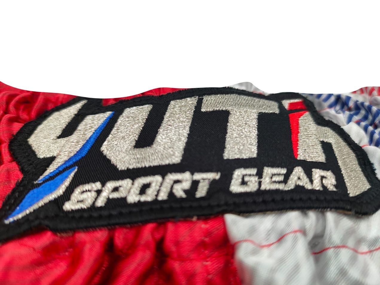 Yuth Sport Gear Muay Thai Shorts UK Red Yuth Sport Gear